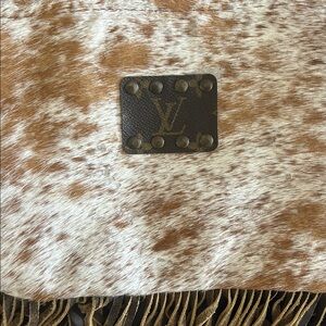 Keep It Gypsy LV Cowhide Fringe Crossbody Bag
